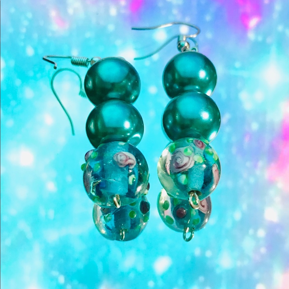 Water princess earrings